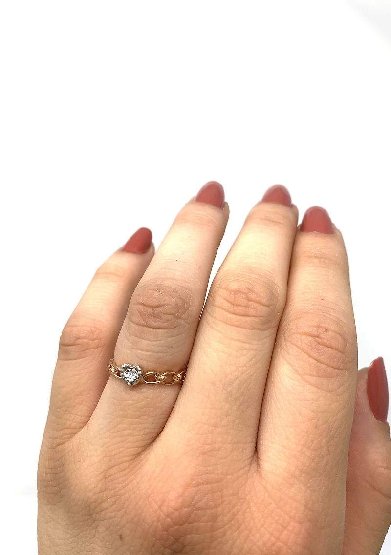 Heart Diamond Ring