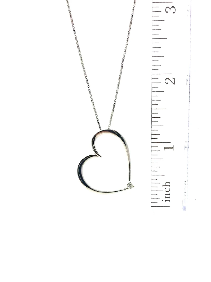 Diamond Silver Necklace