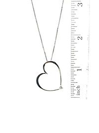 Diamond Silver Necklace