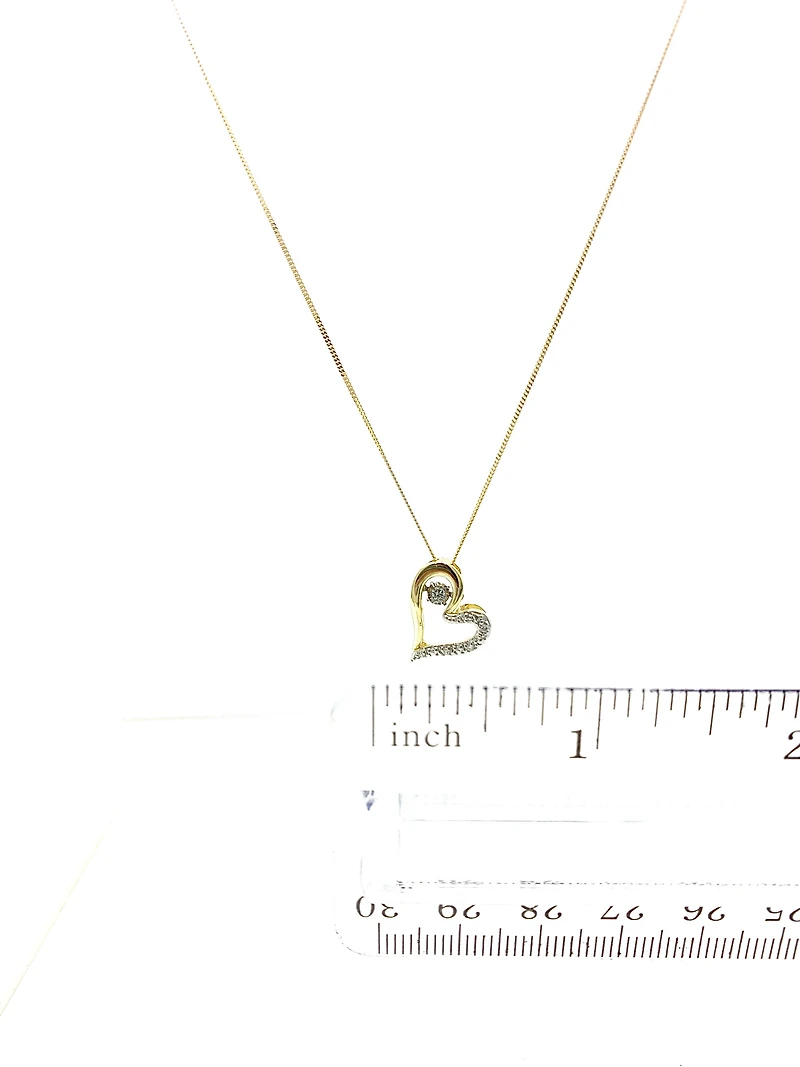 Diamond Pulse Heart Pendant