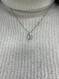 Diamond Silver Necklace