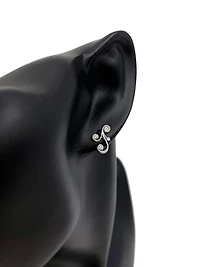 10K White Gold 0.215cttw Canadian Diamond Earrings