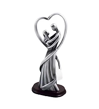 Antique Silver Lover Figurine