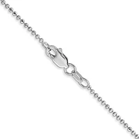 14K Gold 1.20mm Fancy Bead Chain - /