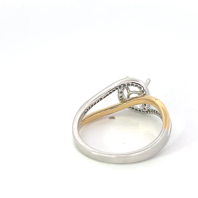 14K Round Brilliant Cut Diamond Ring - / 4.5