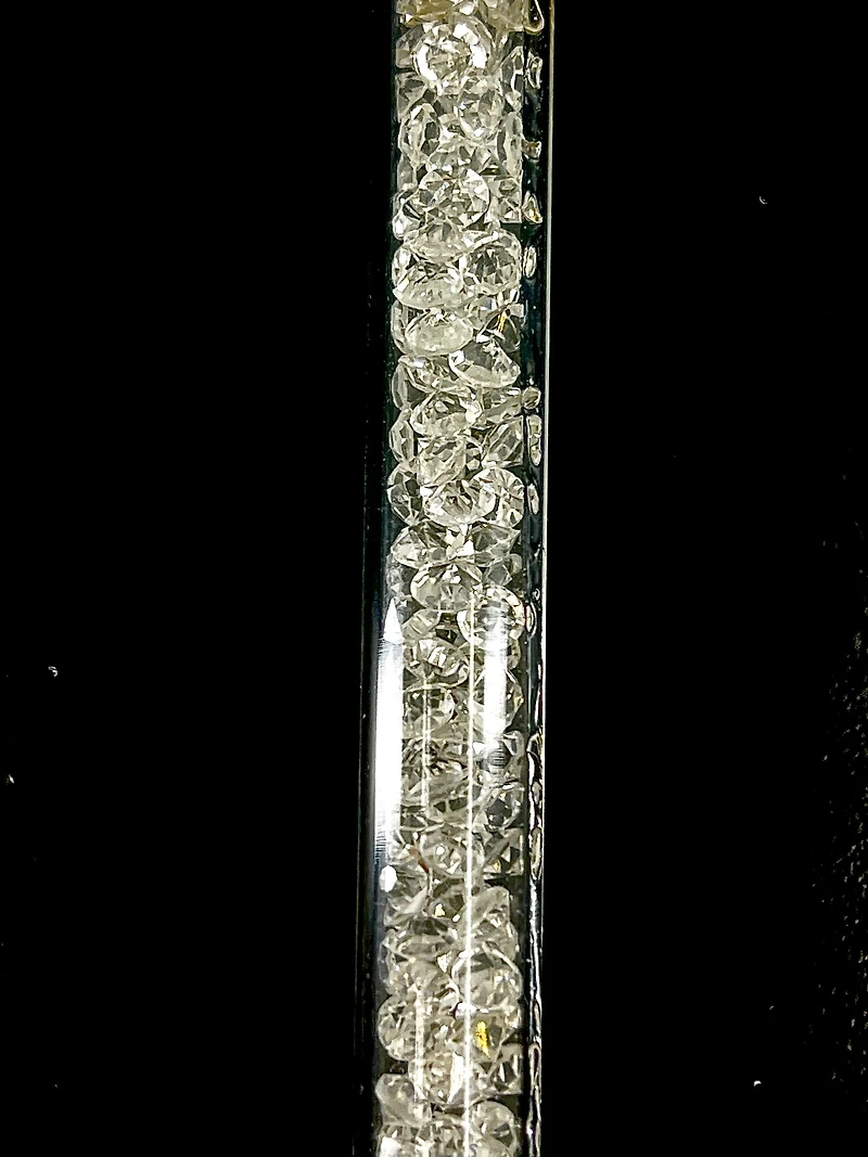 2 Pieces Champagne With Crystal Stem