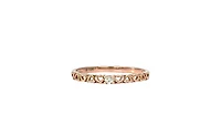 10K Rose Gold 0.02cttw Diamond Heart Shaped Ring