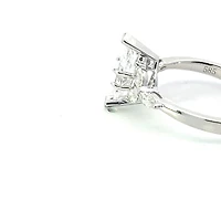 14K Marquise Cut Diamond Ring - Mount Only (No centre diamond) / Gold