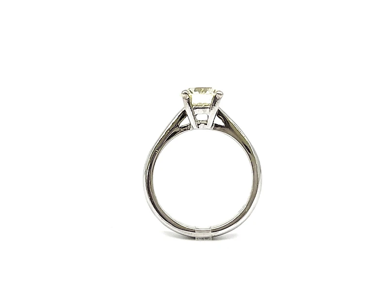 14K White Gold 1.52cttw Diamond Solitaire Engagement Ring - / 4.5