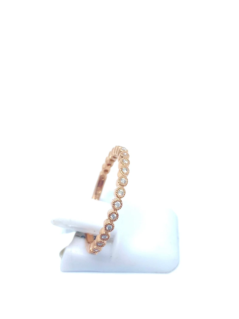 Rose Gold and Diamond Ring