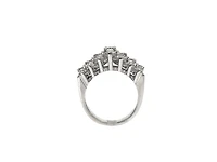 14K White Gold 2.60cttw Diamond Band - Size 6.5