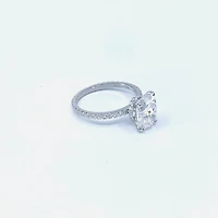 Moissanite Engagement & Wedding Band Set - 4.5