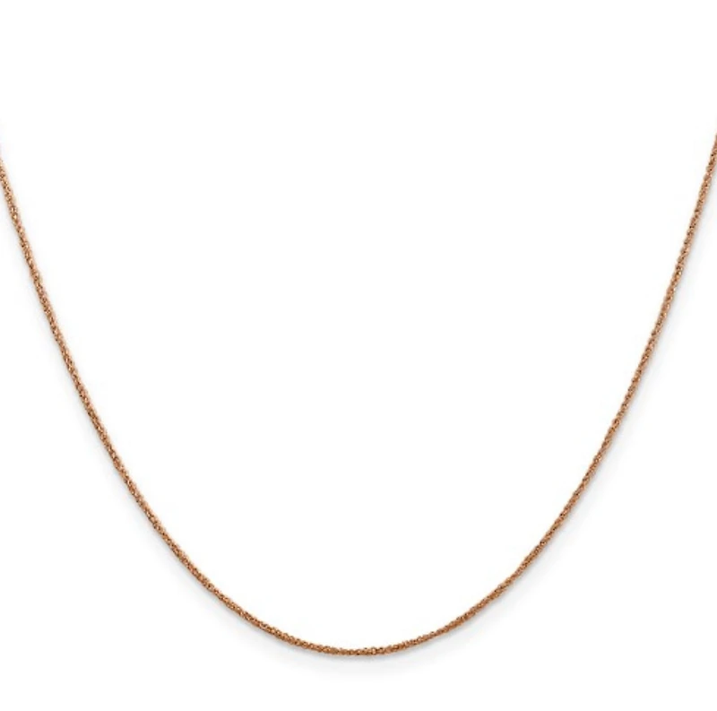 14K Rose Gold Ropa Chain - 0.7mm