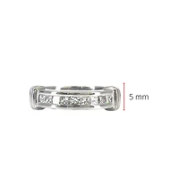 14K White Gold 0.55cttw Diamond Ring - Size 6.5