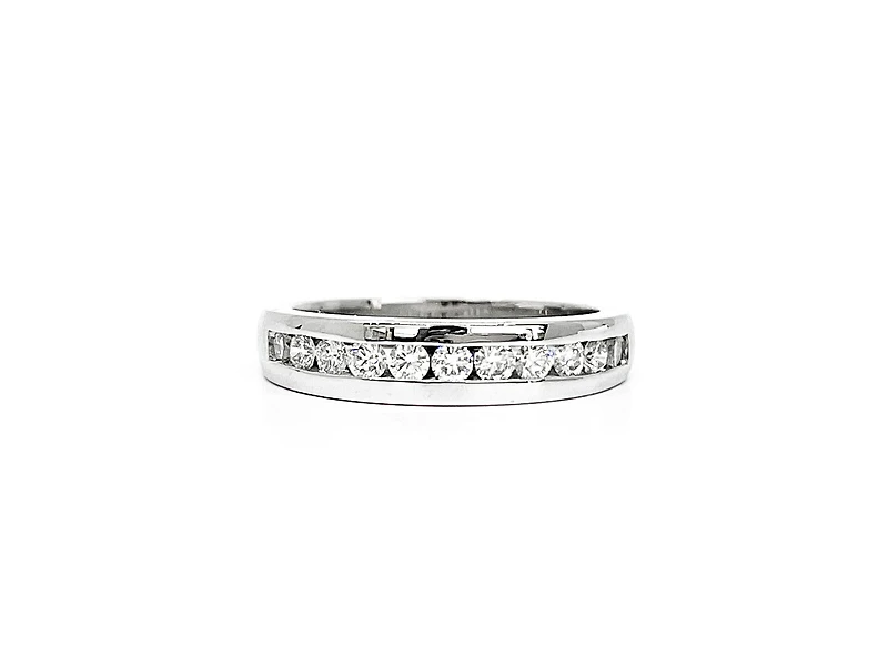 14K White Gold 0.45ctts Diamond Wedding Ring