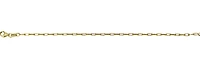 10K Yellow Gold Bracelet, 6.0-6.5"