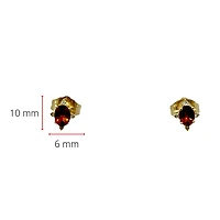 10K Yellow Gold 0.30cttw Citrine and 0.04cttw Diamond Halo Earrings