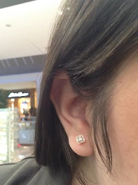 Two-Tone Canadian Diamond Earrings