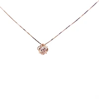 10K Yellow Gold 0.25 cttw  Diamond  Pulse Pendant, 18"