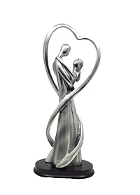 Antique Silver Lover Figurine