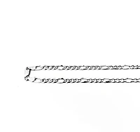 925 Sterling Silver Chain Figaro - 22" - 5.6mm