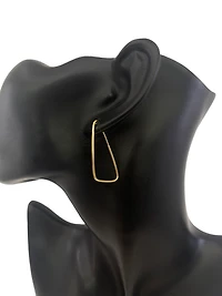 10K Yellow Gold 35mm Earrings