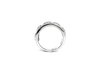 14K White Gold 1.17cttw Canadian Diamond Ring, size 6.5