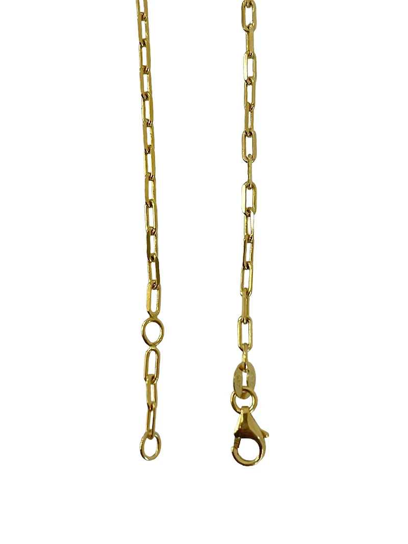 10K Yellow Gold Bracelet, 6.0-6.5"