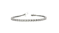 10K White Gold 0.50cttw Diamond Tennis Bracelet, 7"