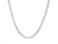 Sterling Silver Wheat Chain 22"