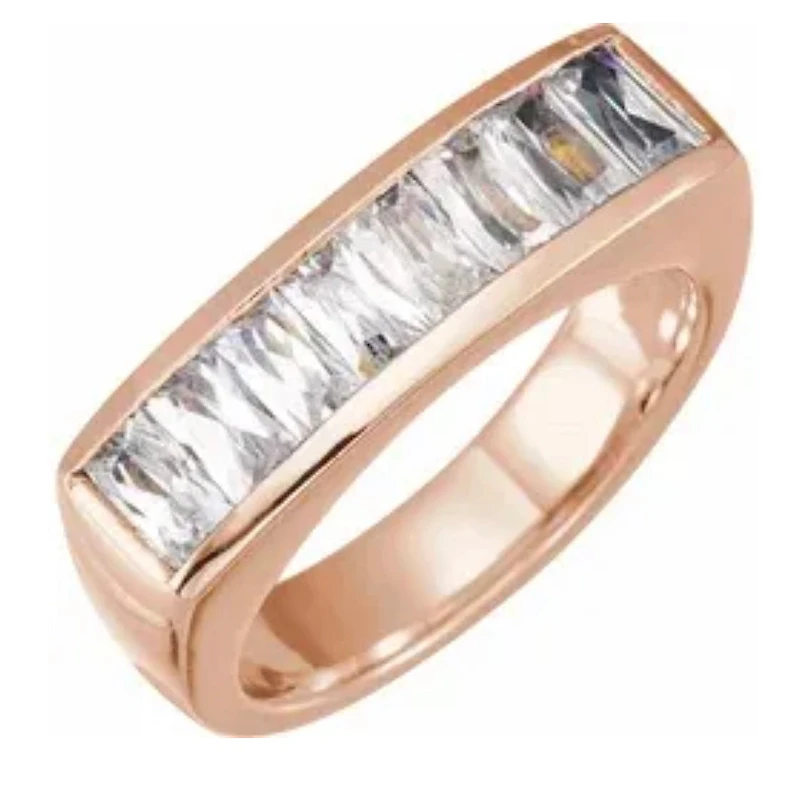 14K Yellow 1 3/4 CTW Lab-Grown Diamond Ring - Gold