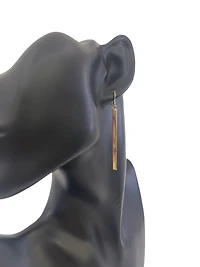 10K Yellow Gold 57mm Earrings