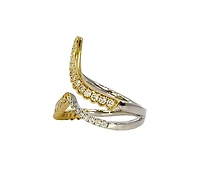 14K 2 Tone Gold 0.47cttw Diamond Ring, size 6