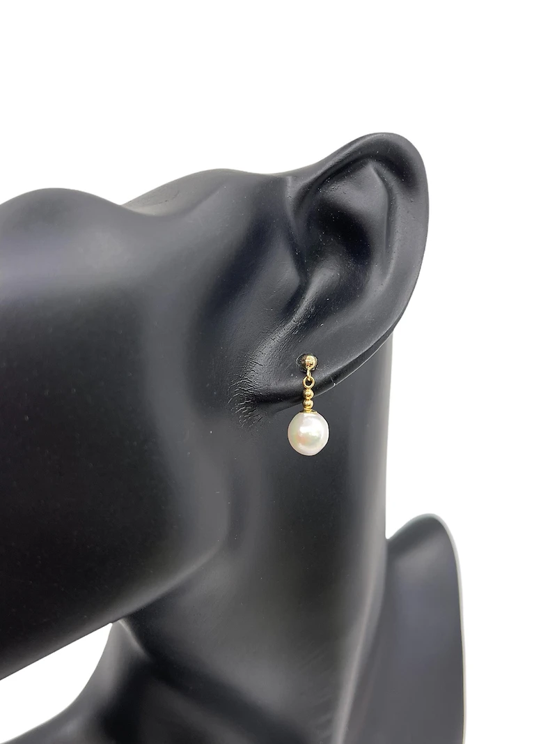 14K Gold Fresh Water Pearl Earrings