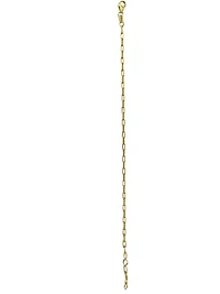 10K Yellow Gold Bracelet, 6.0-6.5"