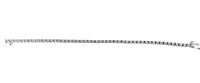10K White Gold Diamond 1.00cttw round cut Tennis Bracelet