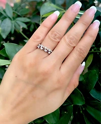 18K White Gold & Palladium (hypoallergenic) 0.50cttw Canadian Diamond Ring, 6.5