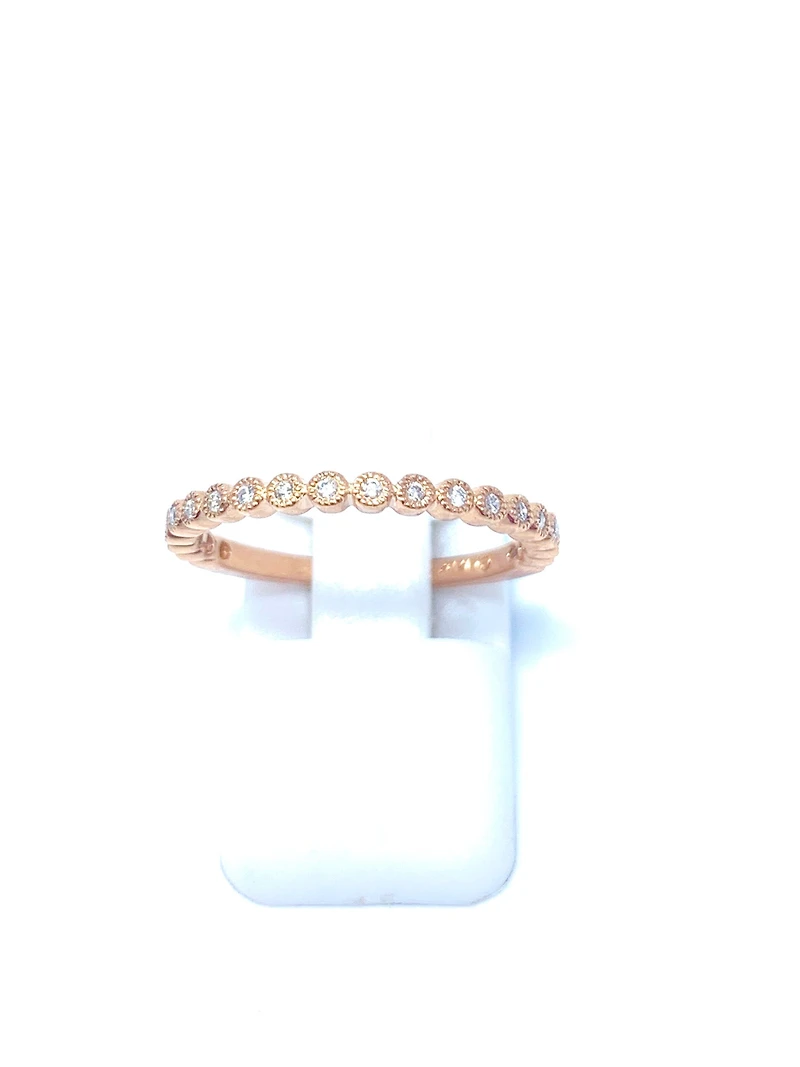 Rose Gold and Diamond Ring