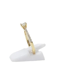 14K Yellow Gold 0.50cttw Diamond Engagement Ring - 4.5