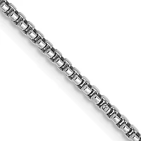 14K Gold 1.5mm Semi-Solid Round Box Chain - /