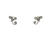 10K White Gold 0.215cttw Canadian Diamond Earrings