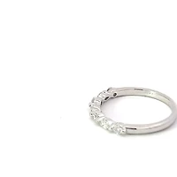 14K White Gold 0.40cttw Diamond Ring - size 6.5
