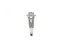 14K White Gold 1.57cttw Diamond Engagement Ring, Size 6