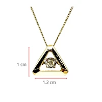 10K Yellow Gold 0.05cttw Diamond Pendant, 18"