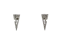 14K White Gold 0.15cttw Diamond Stud Earrings