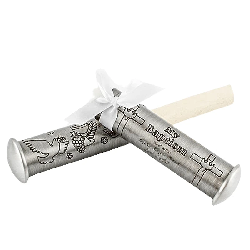 Baptism Certificate Tube & Stand (sold separately) 