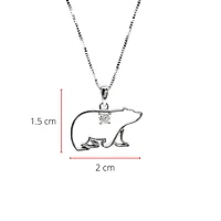 10K White Gold Canadian Diamond 0.083cttw Round Cut Pendant 18"