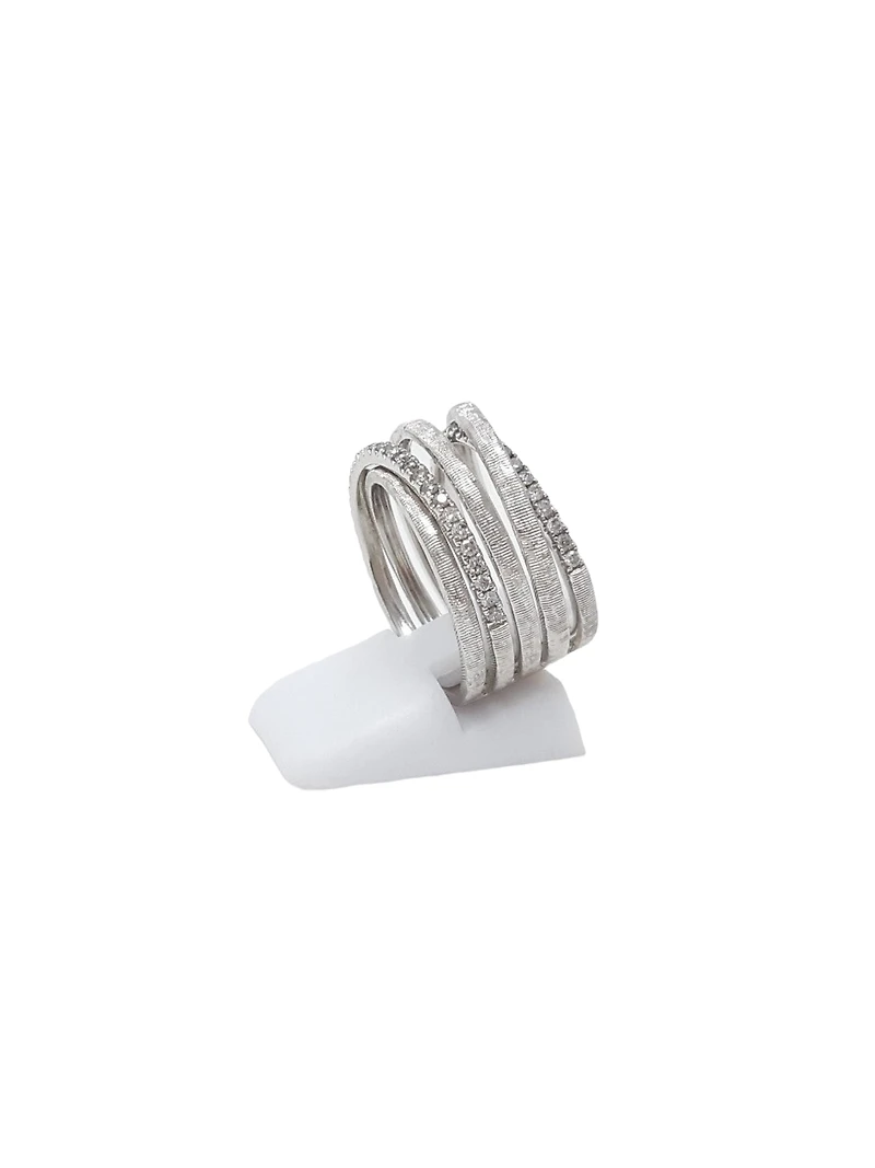 14K White Gold 0.43cttw Diamond Ring, size 7