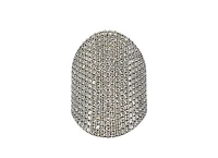 14K White Gold Pave 2.79cttw Diamond Band - Size 6.5