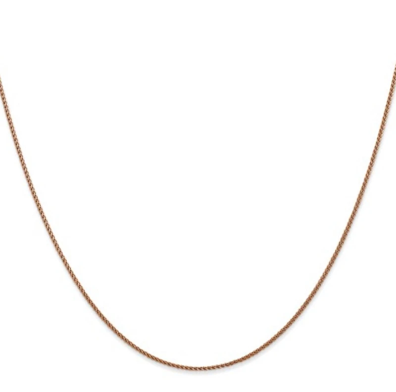 14K Rose Gold Spiga Chain